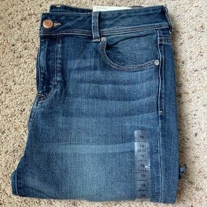 NWT AE Super Stretch Kick Boot Jeans 16